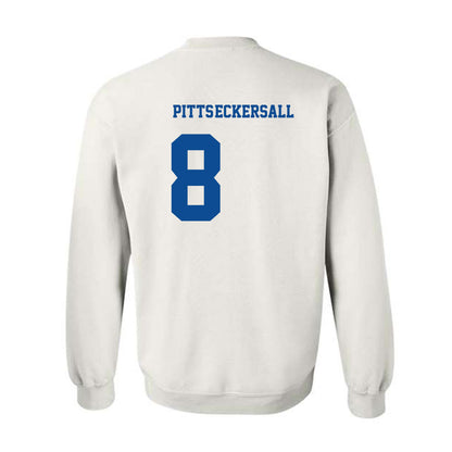 UNC Asheville - NCAA Men's Soccer : Sam Pitts-Eckersall - White Classic Sweatshirt