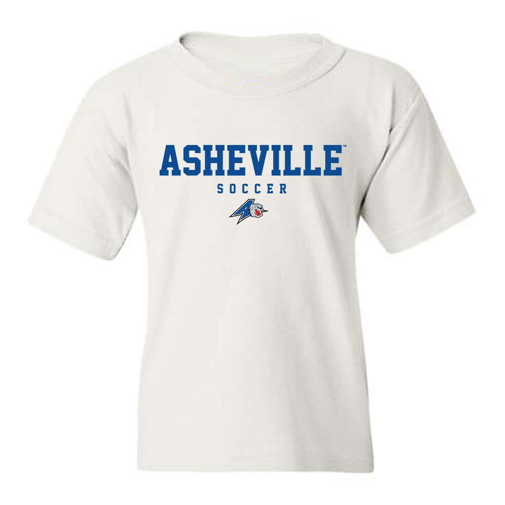 UNC Asheville - NCAA Men's Soccer : Isaac Wetzel - White Classic Youth T-Shirt