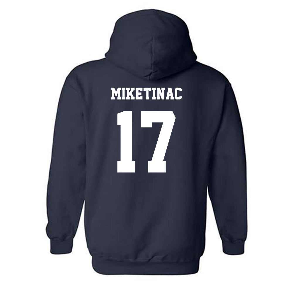 Butler - NCAA Baseball : Nick Miketinac - Hooded Sweatshirt Classic Shersey