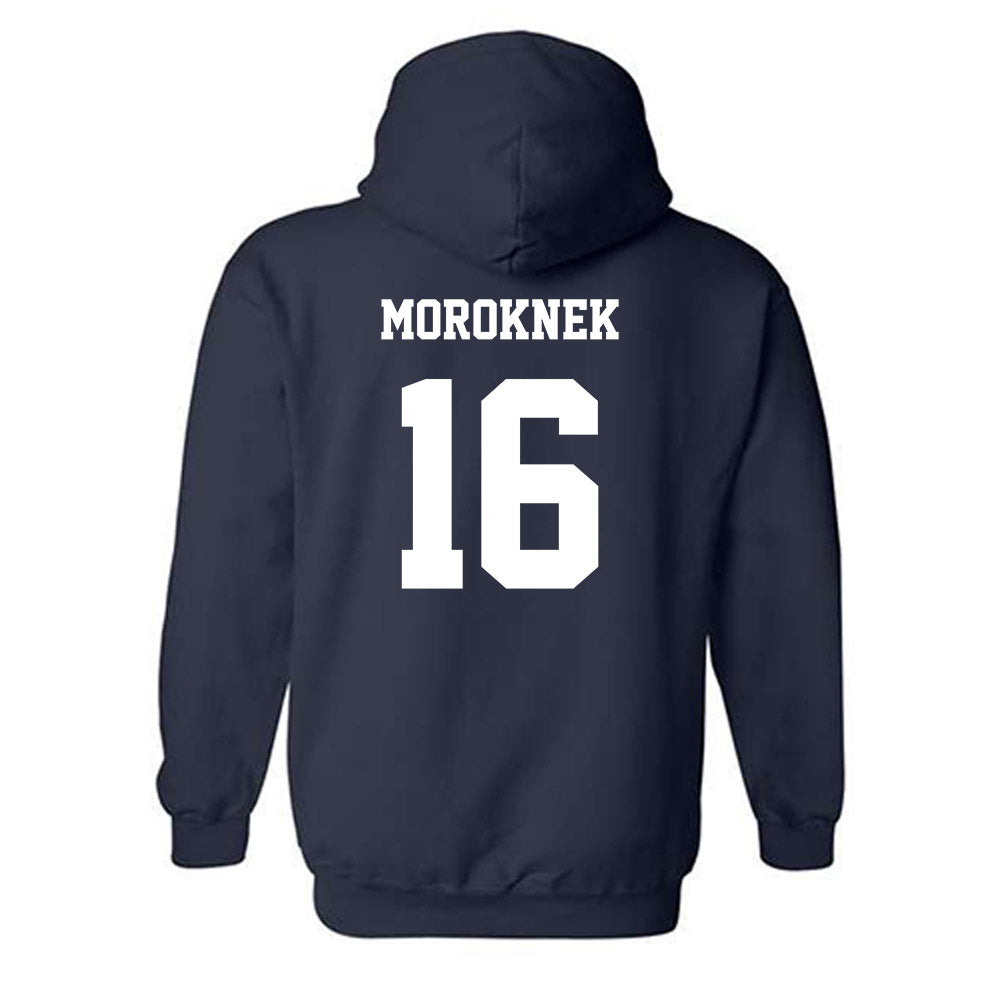 Butler - NCAA Baseball : Jack Moroknek - Hooded Sweatshirt Classic Shersey