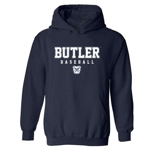 Butler - NCAA Baseball : Keegan Connors - Hooded Sweatshirt Classic Shersey