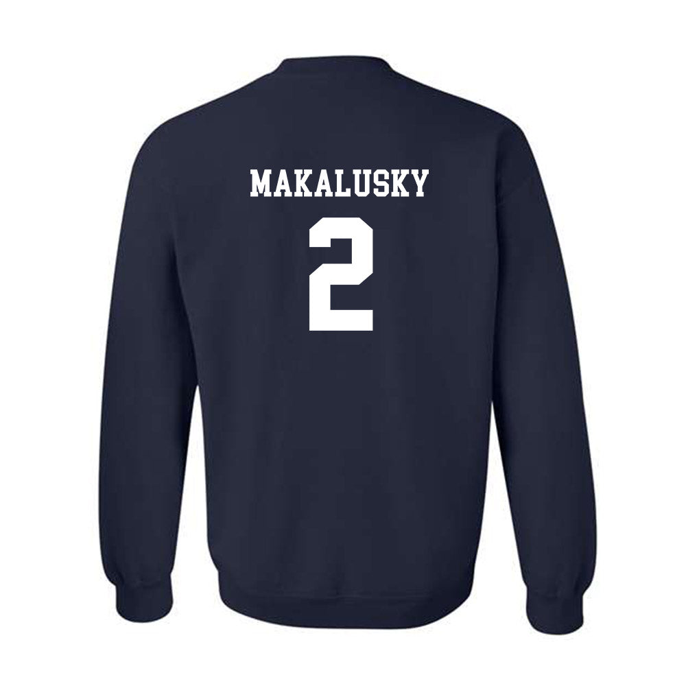 Butler - NCAA Women's Basketball : Riley Makalusky - Crewneck Sweatshirt Classic Shersey