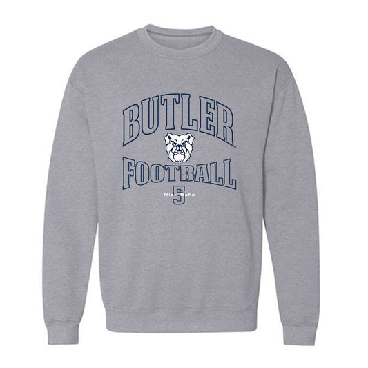 Butler - NCAA Football : Nick Bafia - Crewneck Sweatshirt Classic Fashion Shersey