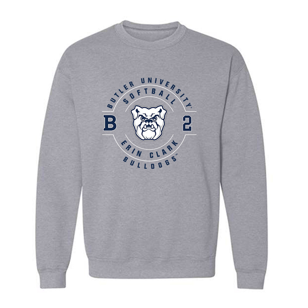 Butler - NCAA Softball : Erin Clark - Crewneck Sweatshirt Classic Fashion Shersey