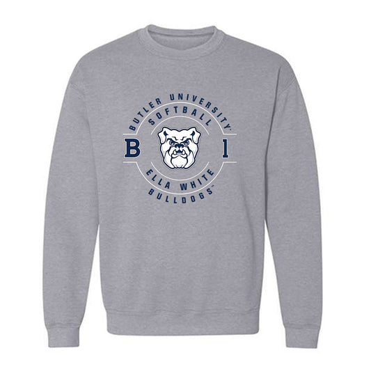 Butler - NCAA Softball : Ella White - Crewneck Sweatshirt Classic Fashion Shersey