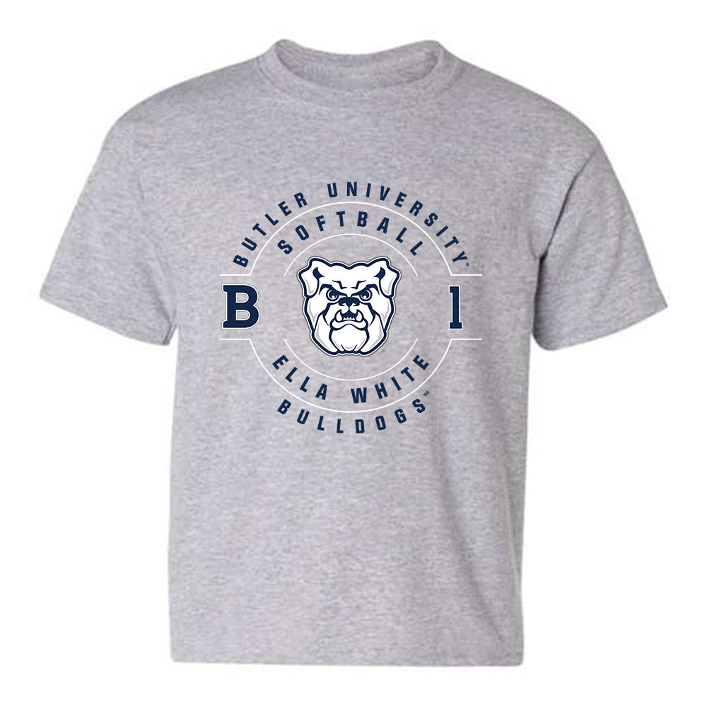 Butler - NCAA Softball : Ella White - Youth T-Shirt Classic Fashion Shersey