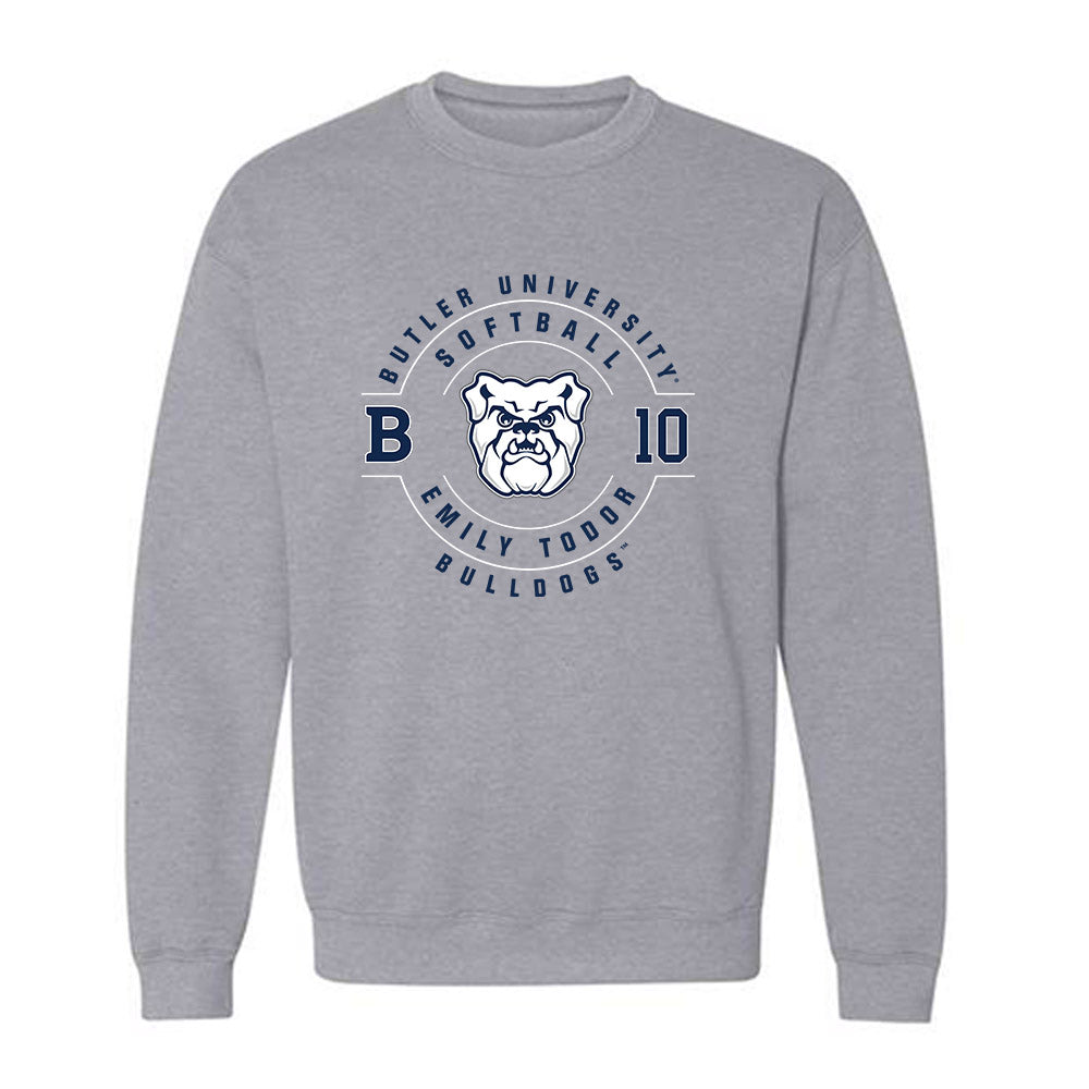 Butler - NCAA Softball : Emily Todor - Crewneck Sweatshirt Classic Fashion Shersey