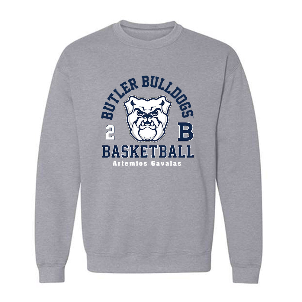 Butler - NCAA Men's Basketball : Artemios Gavalas - Crewneck Sweatshirt Classic Fashion Shersey