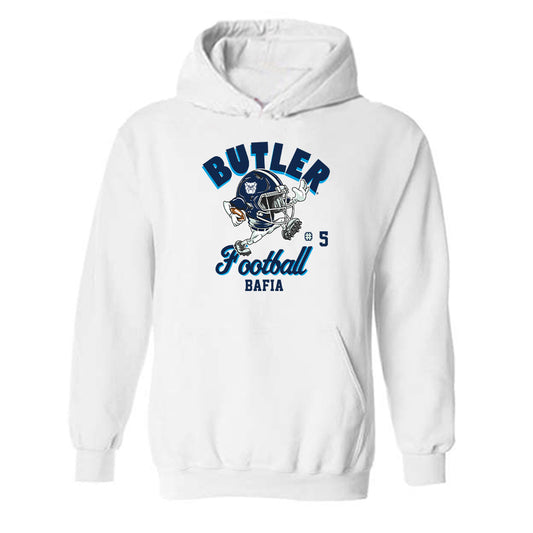 Butler - NCAA Football : Nick Bafia - Hooded Sweatshirt Classic Fashion Shersey