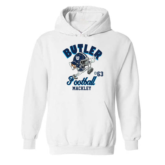 Butler - NCAA Football : Charles Mackley - Hooded Sweatshirt Classic Fashion Shersey