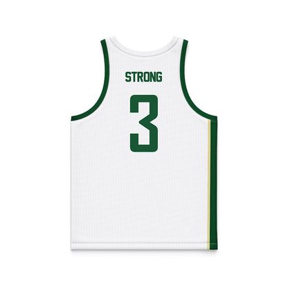 Colorado State - NCAA Men's Basketball : Josiah Strong - White Jersey