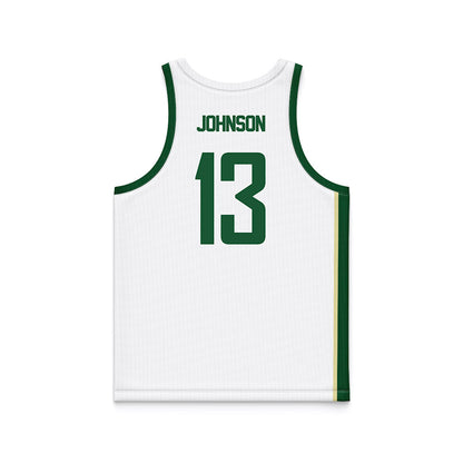 Colorado State - NCAA Men's Basketball : Javonte Johnson - White Jersey