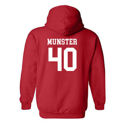 Fresno State - NCAA Baseball : Cayden Munster - Red Classic Shersey Hooded Sweatshirt