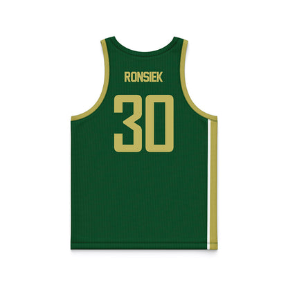 Colorado State - NCAA Women's Basketball : Hannah Ronsiek - Green Basketball Jersey