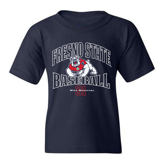 Fresno State - NCAA Baseball : Mike Mckernan - Youth T-Shirt
