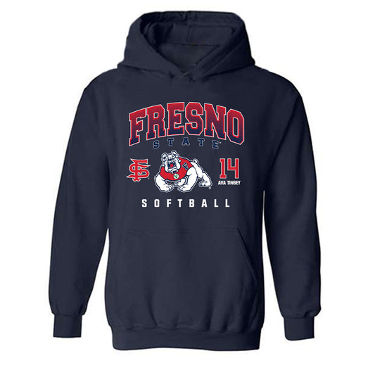 Fresno State - NCAA Softball : Ava Tingey - Classic Fashion Shersey Hooded Sweatshirt