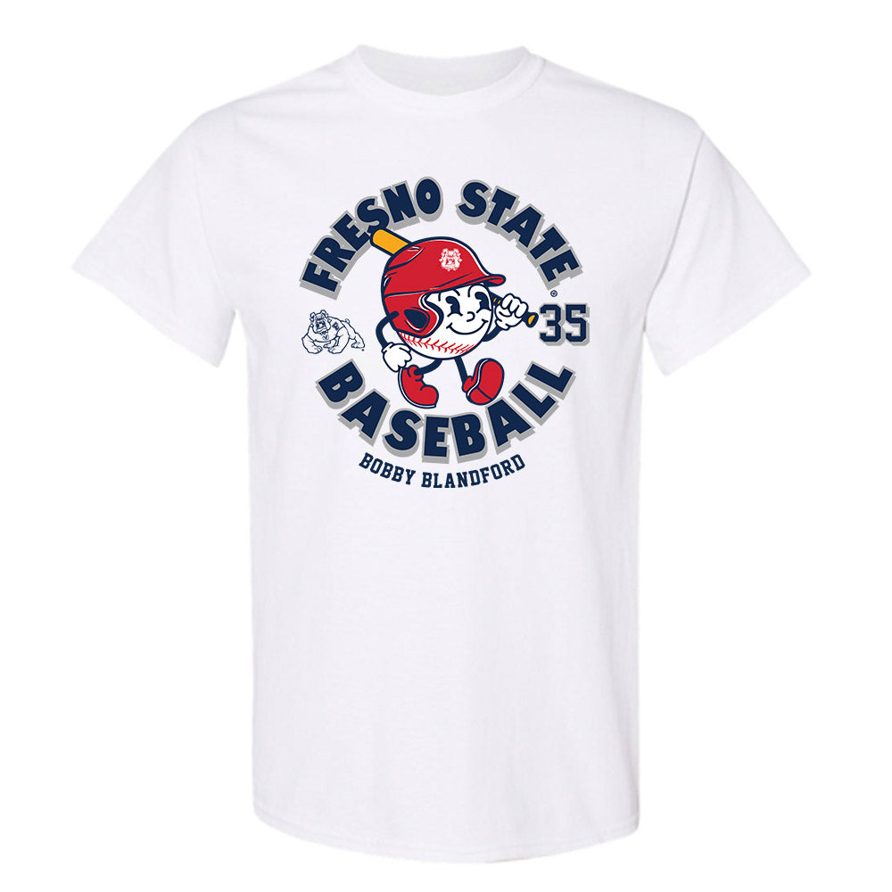 Fresno State - NCAA Baseball : Bobby Blandford - Fashion Shersey Short Sleeve T-Shirt