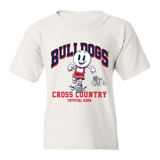 Fresno State - NCAA Women's Cross Country : Crystal Raya -  White Fashion Youth T-Shirt