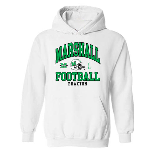 Marshall - NCAA Football : Braylon Braxton - Hooded Sweatshirt Classic Fashion Shersey