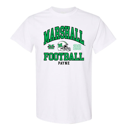 Marshall - NCAA Football : Ethan Payne - White Classic Fashion Shersey Short Sleeve T-Shirt