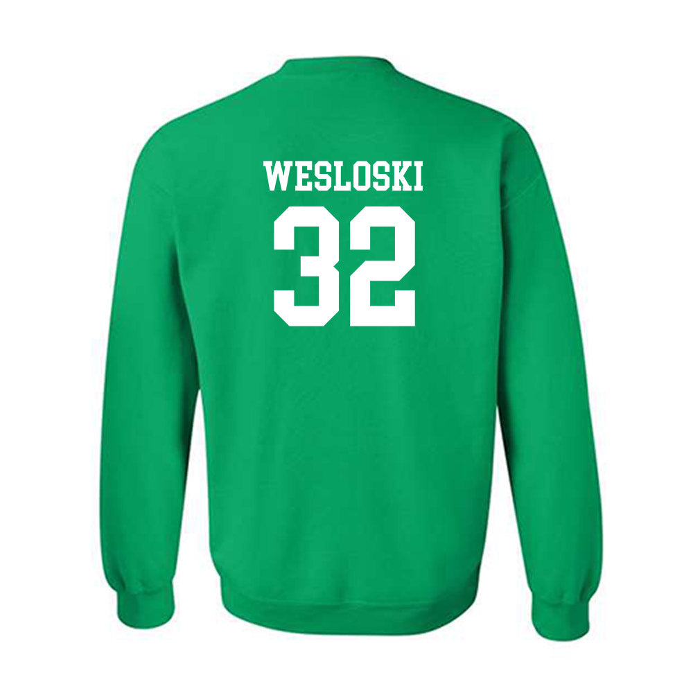 North Texas - NCAA Football : Ethan Wesloski - Green Classic Shersey Sweatshirt