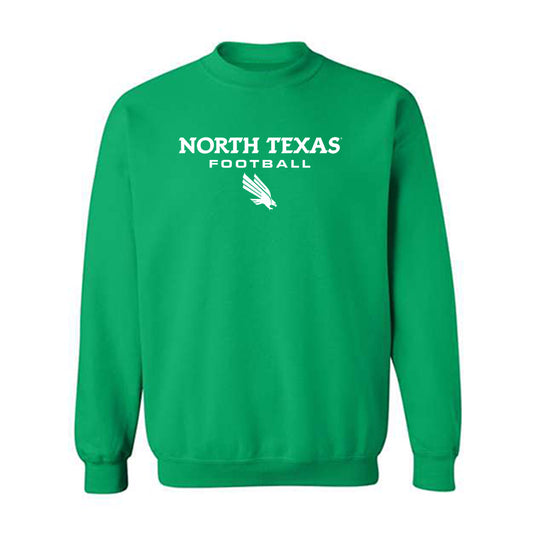 North Texas - NCAA Football : Xzavior Kautai - Green Classic Shersey Sweatshirt