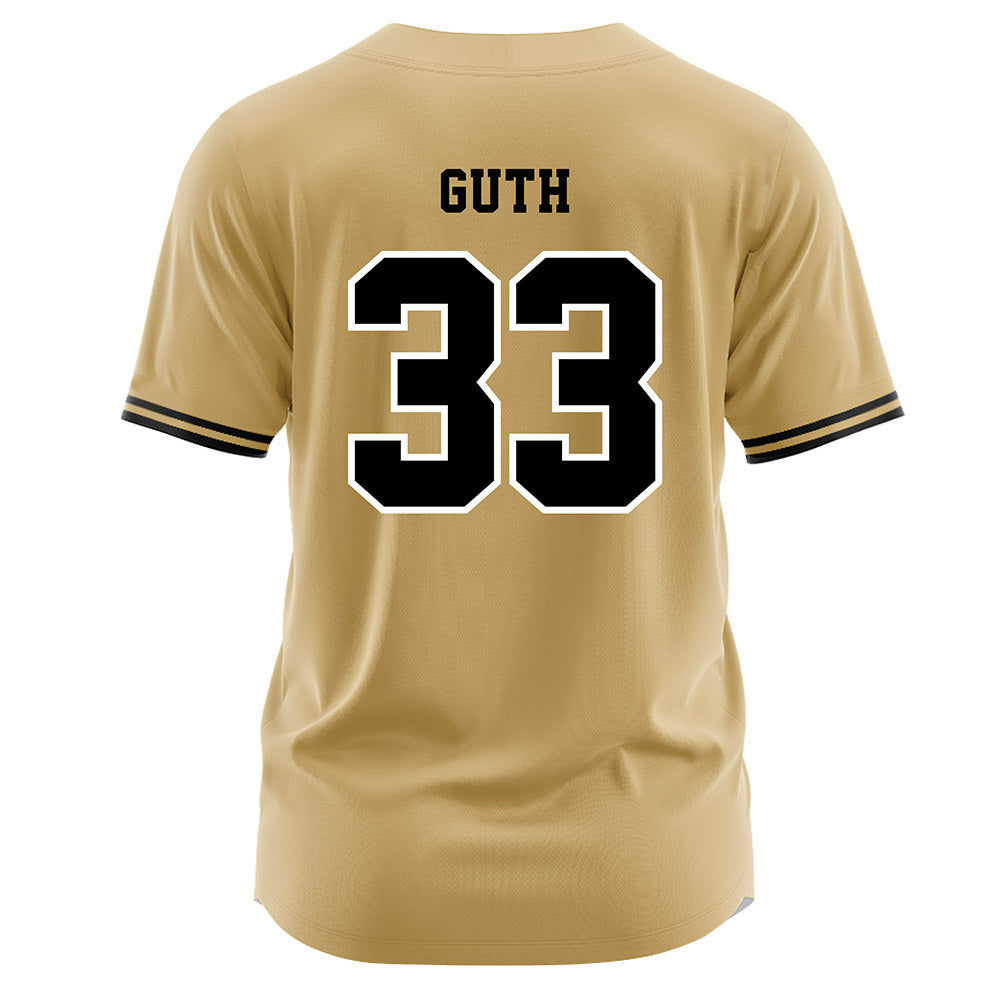 Vanderbilt - NCAA Baseball : Luke Guth - Baseball Jersey Gold