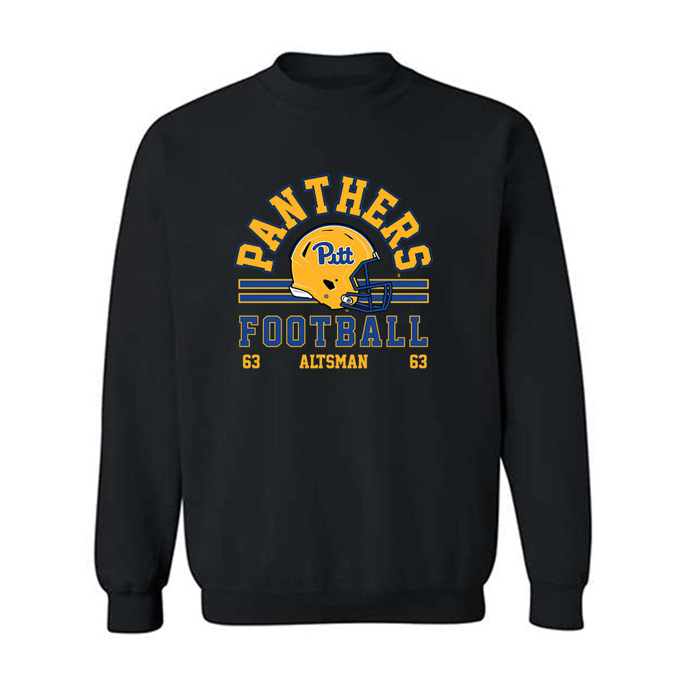 Pittsburgh - NCAA Football : Matt Altsman - Black Classic Fashion Shersey Sweatshirt