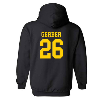 Centre College - NCAA Baseball : John Gerber - Black Classic Hooded Sweatshirt