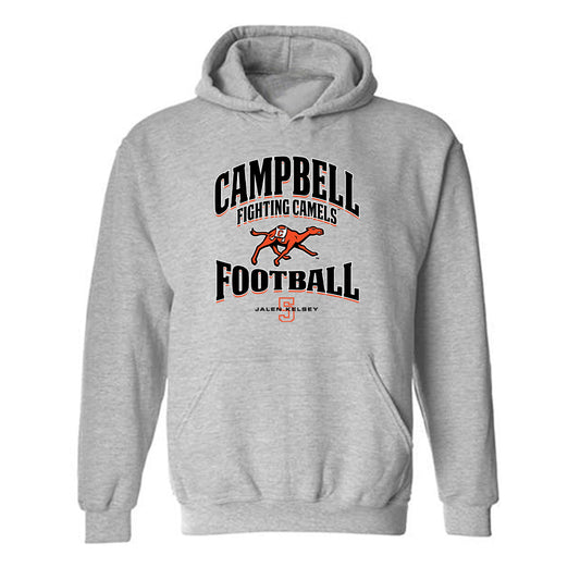 Campbell - NCAA Football : Jalen Kelsey - Classic Fashion Shersey Hooded Sweatshirt