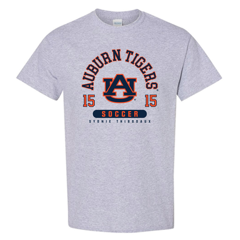 Auburn - NCAA Women's Soccer : Sydnie Thibodaux - Grey Classic Fashion Shersey Short Sleeve T-Shirt