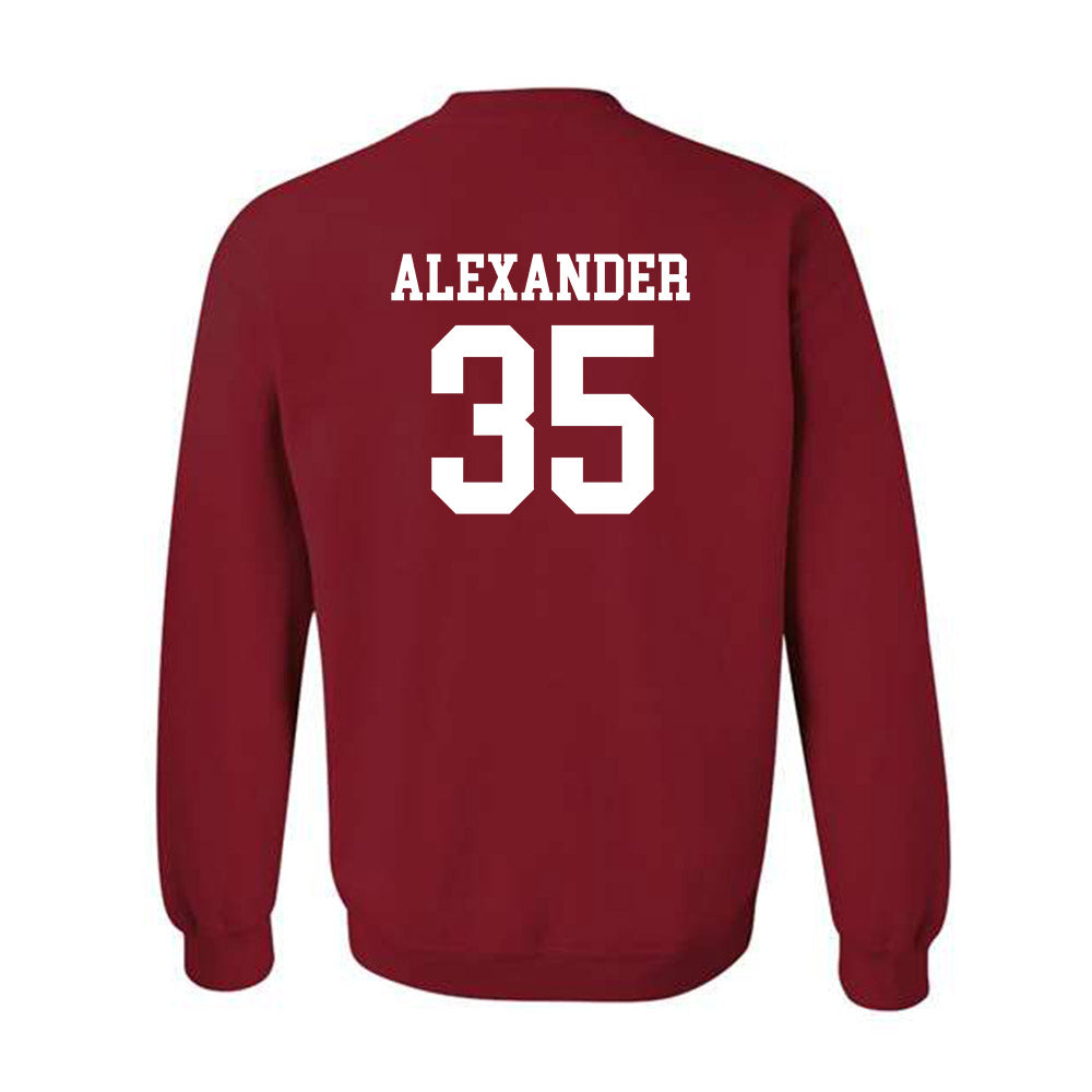 Alabama - NCAA Football : Jeremiah Alexander - Crewneck Sweatshirt Classic Shersey