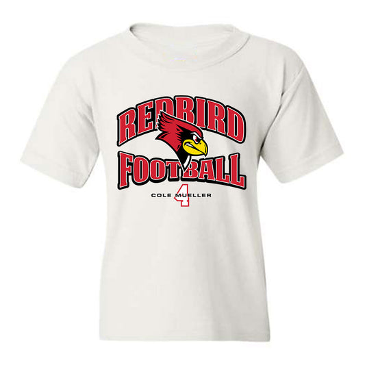 Illinois State - NCAA Football : Cole Mueller - White Classic Fashion Shersey Youth T-Shirt