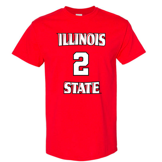 Illinois State - NCAA Men's Basketball : Ty Pence - Replica Shersey Short Sleeve T-Shirt