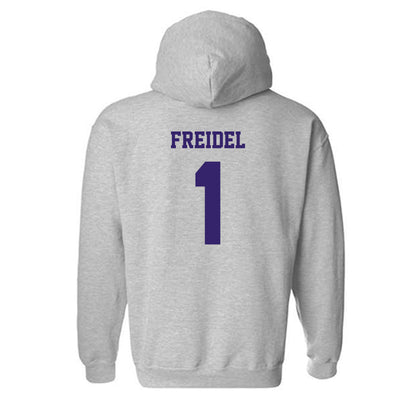 JMU - NCAA Men's Basketball : Noah Freidel - Hooded Sweatshirt Classic Shersey