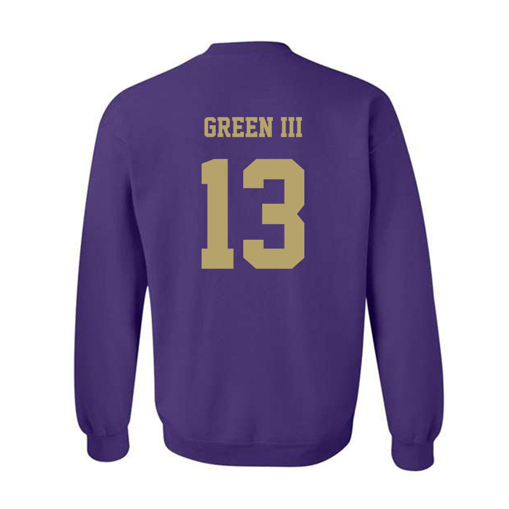 JMU - NCAA Men's Basketball : Michael Green III - Crewneck Sweatshirt Fashion Shersey