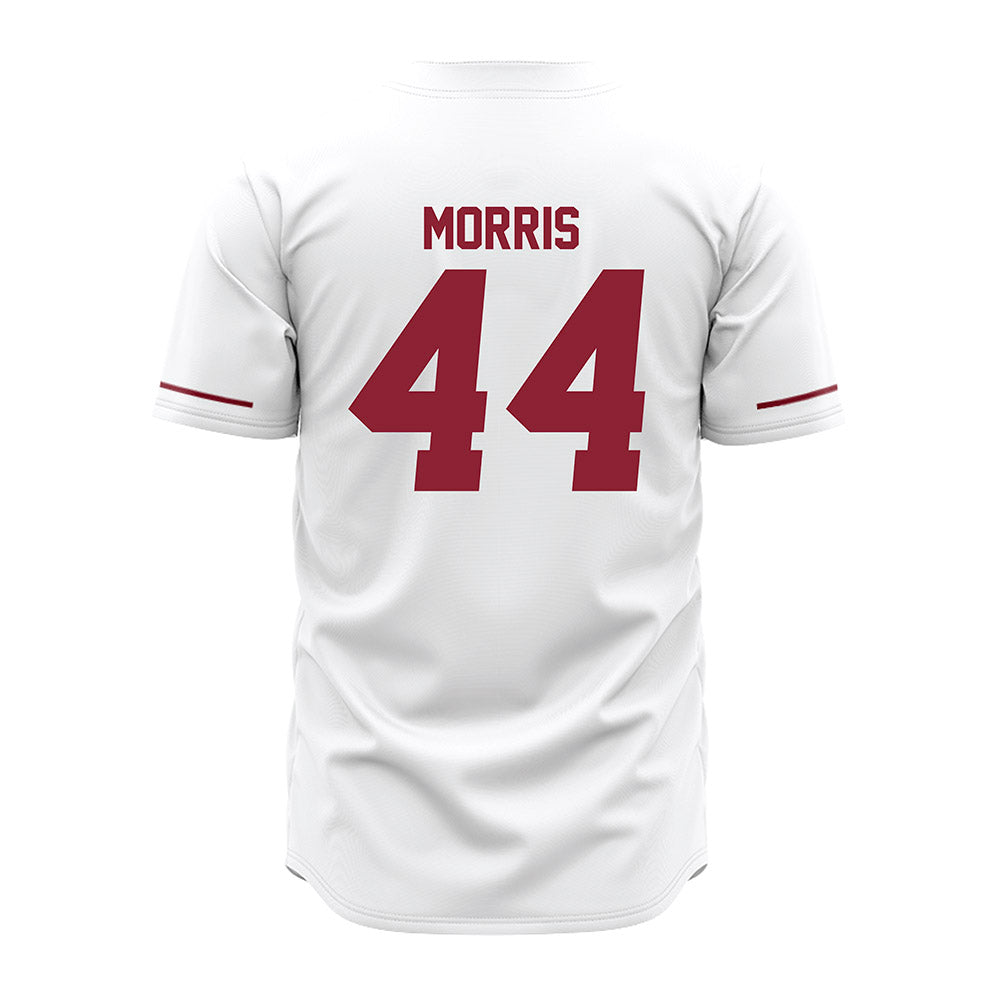 UMass - NCAA Baseball : Justin Morris - Baseball Jersey White