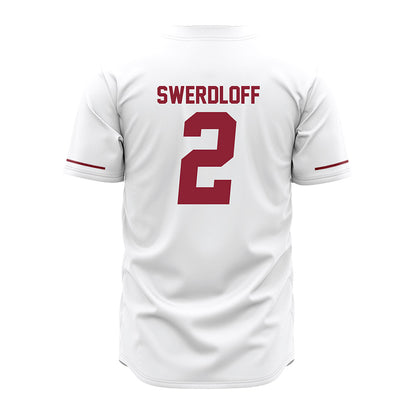 UMass - NCAA Baseball : Jake Swerdloff - Baseball Jersey White