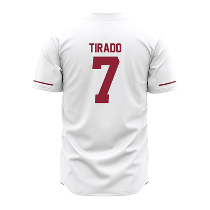 UMass - NCAA Baseball : Anthony Tirado - Baseball Jersey White