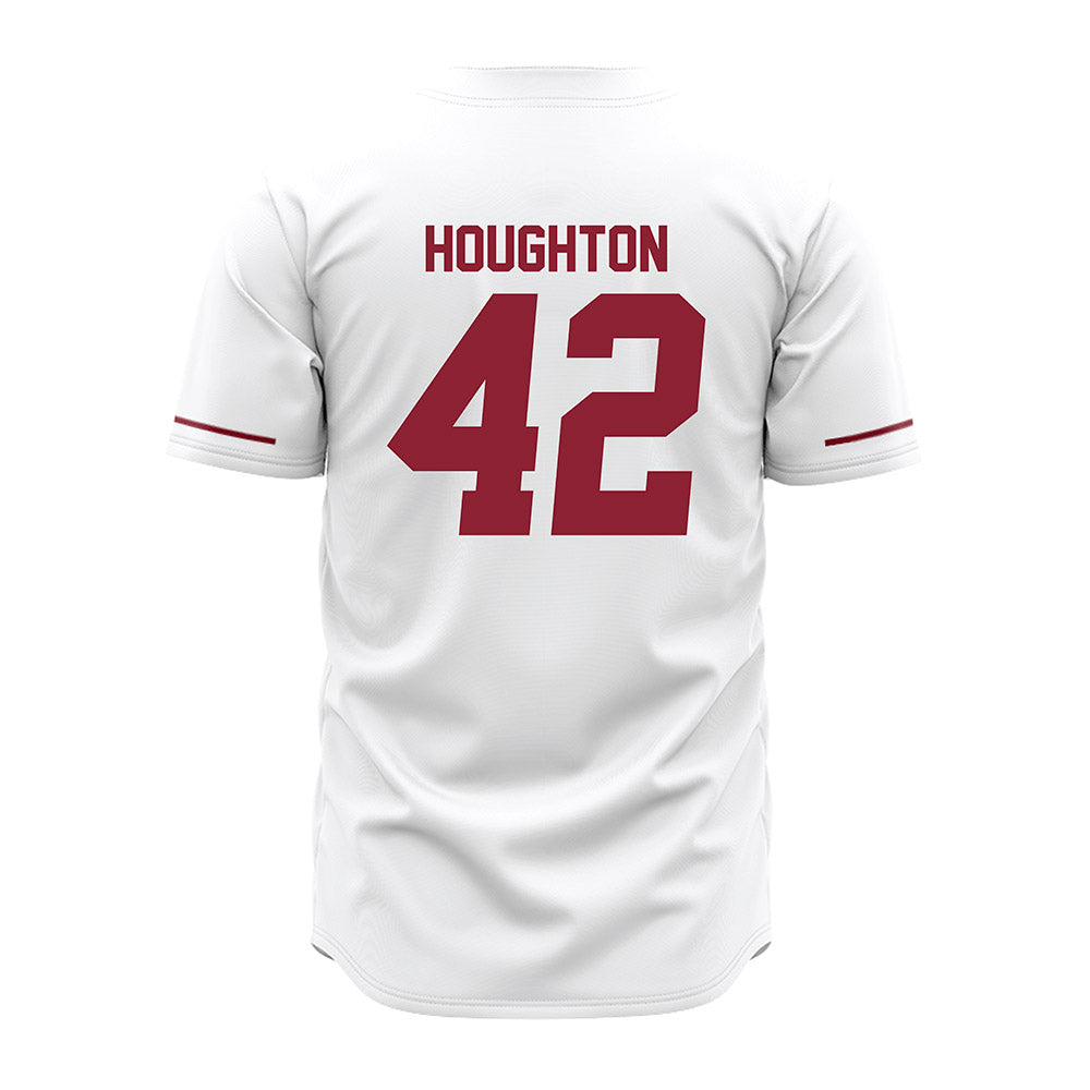 UMass - NCAA Baseball : Andrew Houghton - Baseball Jersey White