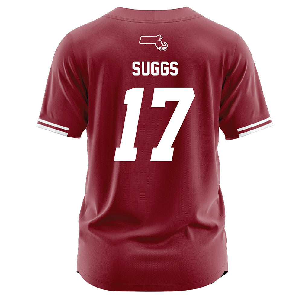 UMass - NCAA Softball : Payge Suggs - Red Football Jersey