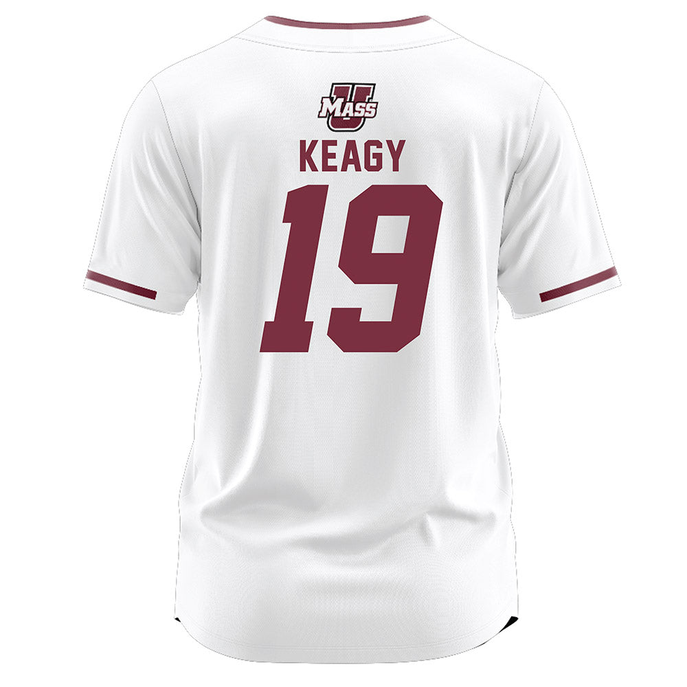 UMass - NCAA Softball : Sarah Keagy - Baseball Jersey White