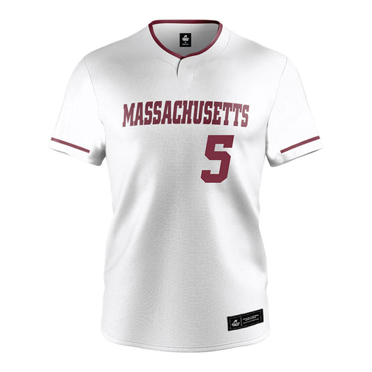 UMass - NCAA Softball : Riley Kairer - Baseball Jersey White