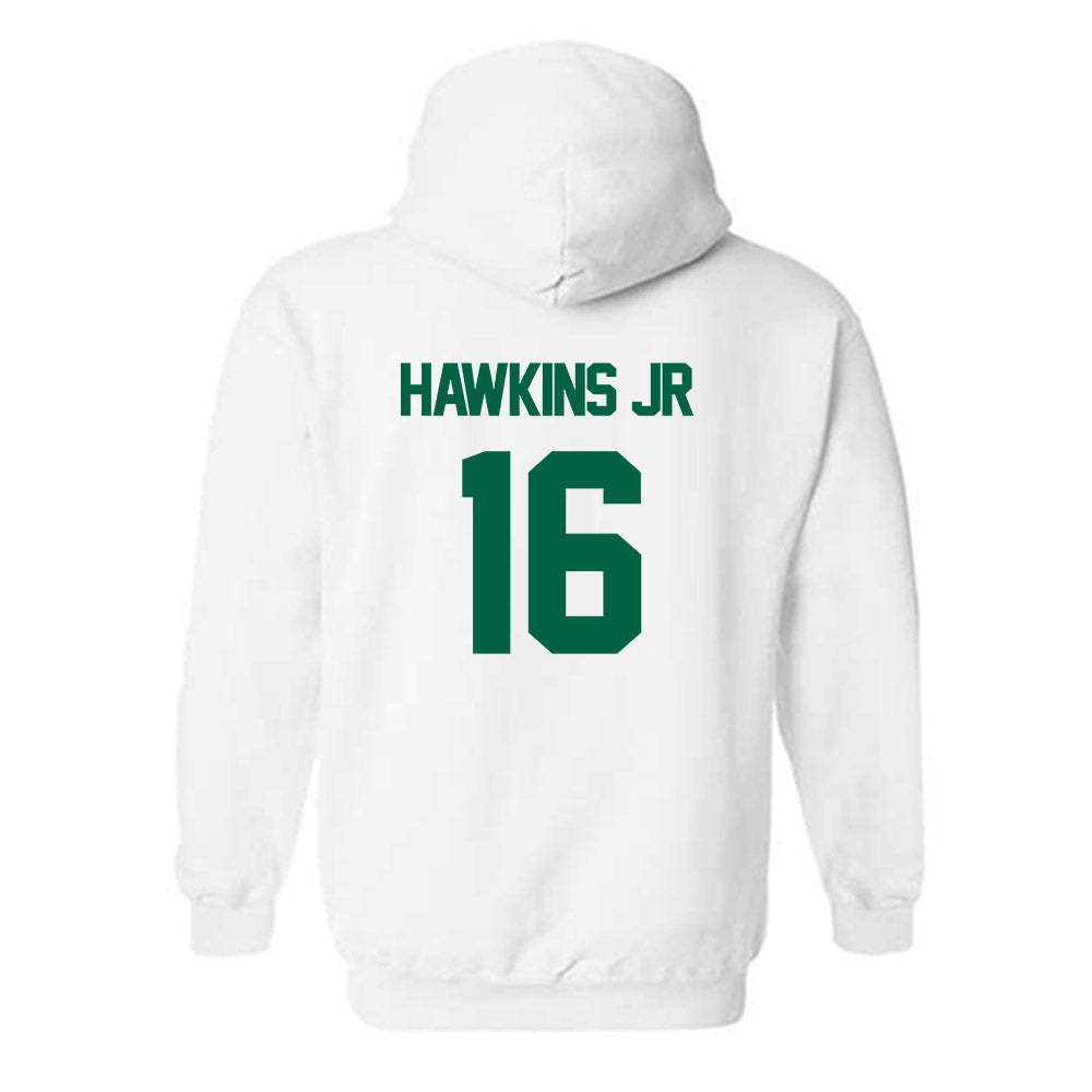 UAB - NCAA Football : Brandon Hawkins Jr - White Classic Hooded Sweatshirt