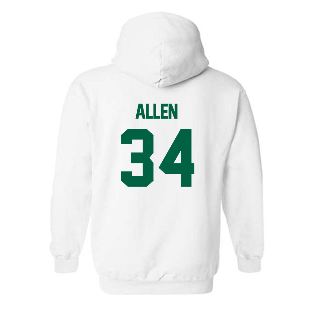 UAB - NCAA Football : Jonathan Allen - White Classic Hooded Sweatshirt