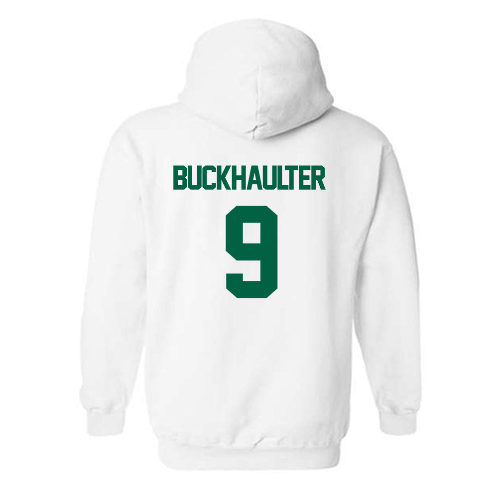 UAB - NCAA Football : Brandon Buckhaulter - White Classic Hooded Sweatshirt