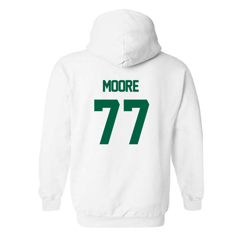 UAB - NCAA Football : Logan Moore - White Classic Hooded Sweatshirt