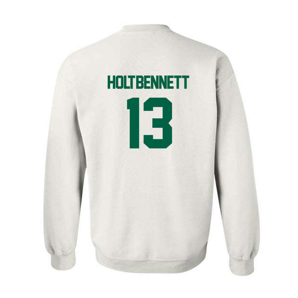 UAB - NCAA Football : Malachi Holt-Bennett - White Classic Sweatshirt