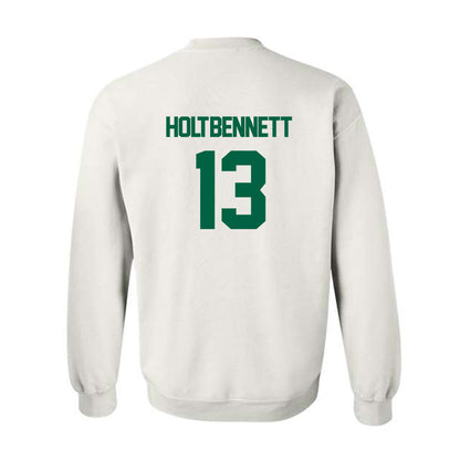 UAB - NCAA Football : Malachi Holt-Bennett - White Classic Sweatshirt