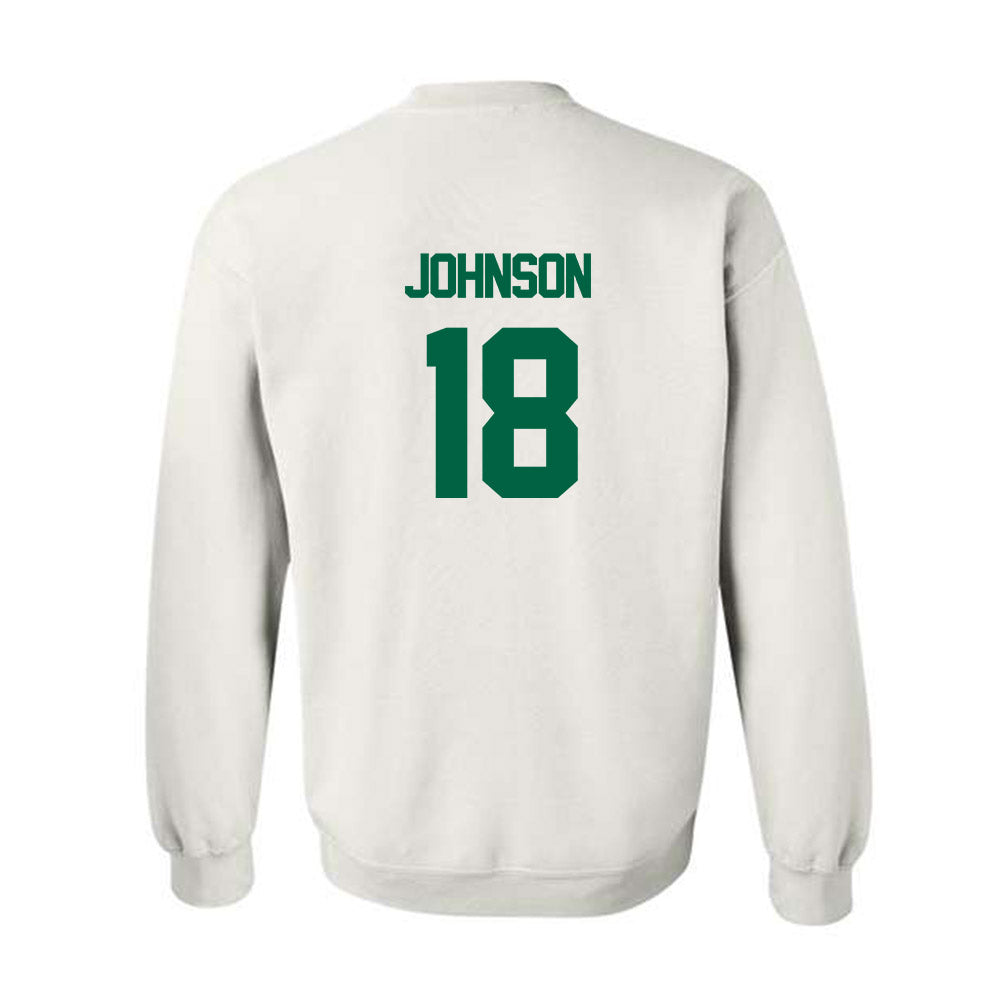 UAB - NCAA Football : Kendall Johnson - White Classic Sweatshirt